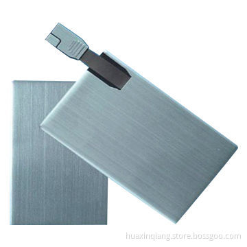 Card-shaped USB Flash Drive, 128MB-64GB Capacities